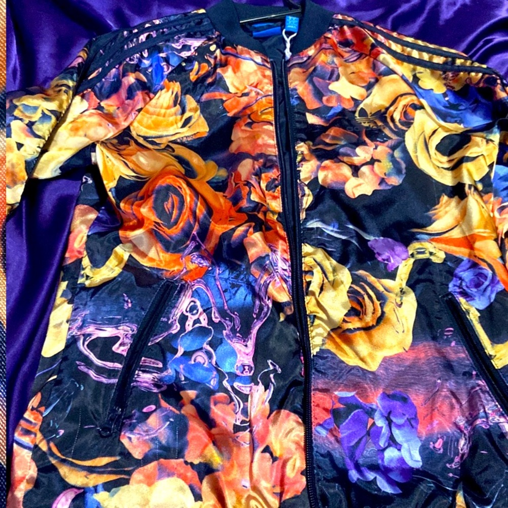 Adidas Original Superstar Floral Track Jacket
